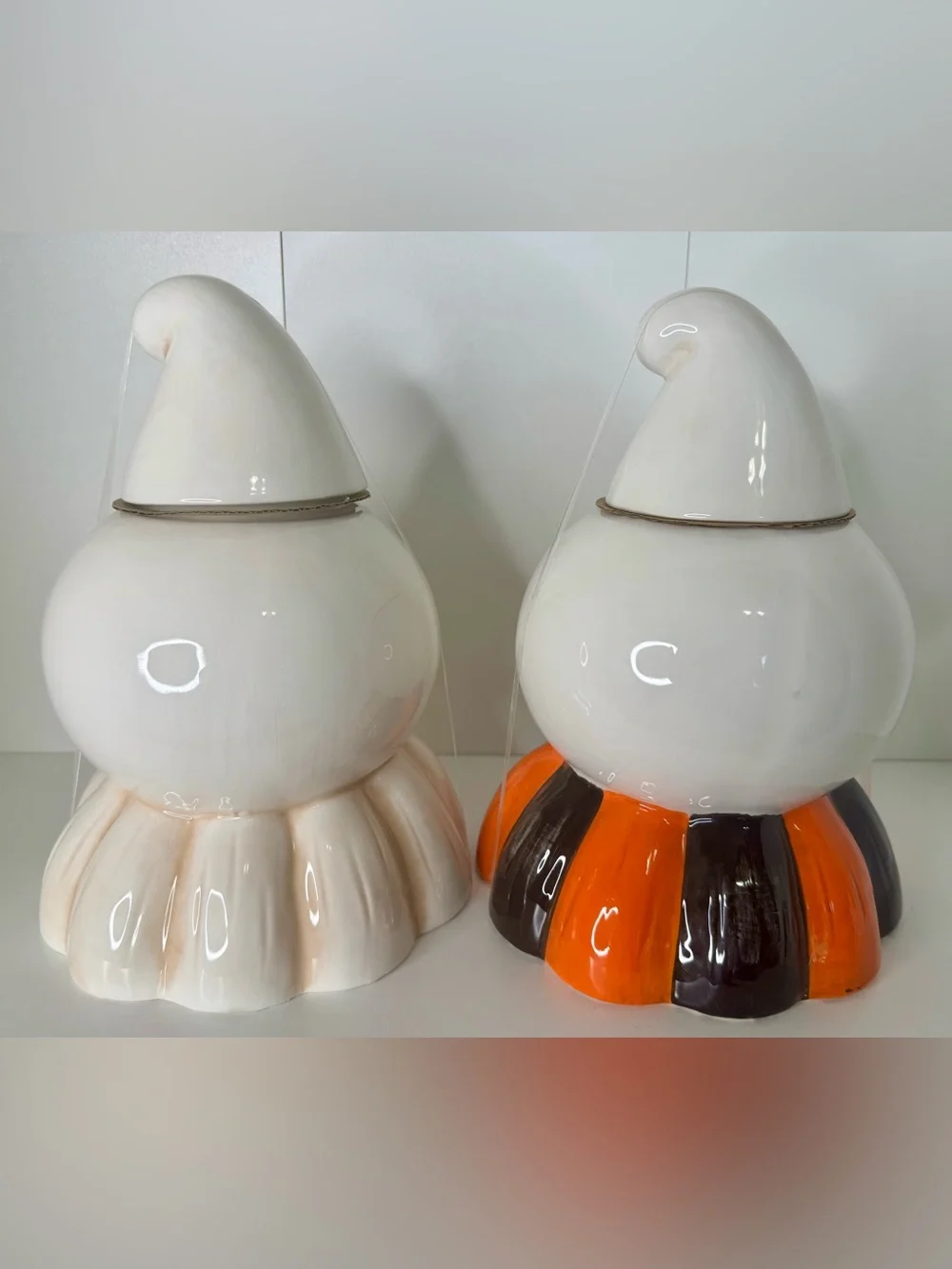 Johanna Parker Gus Ghost Cookie Jar Canister Set NWT